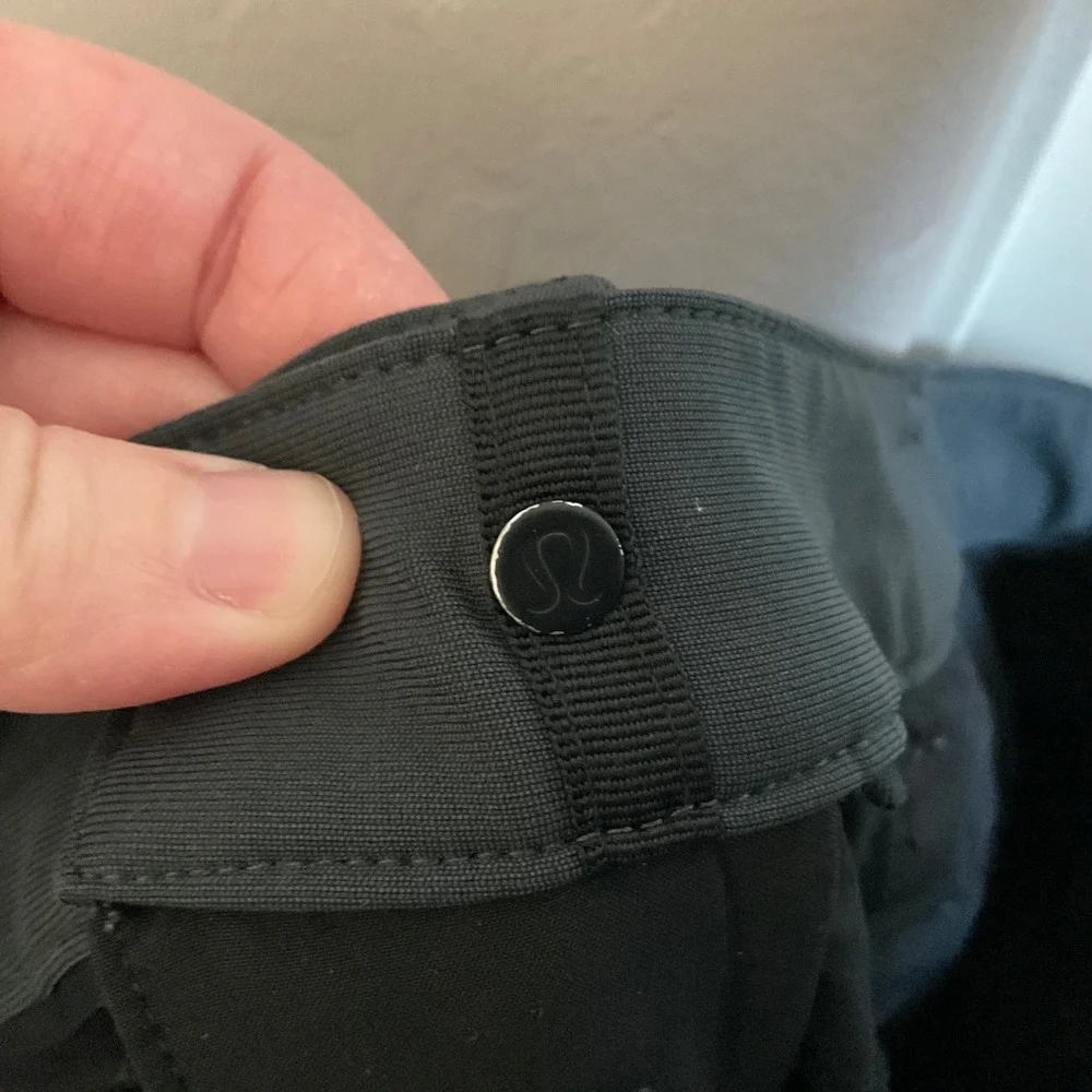 Men's Lululemon Slim Fit Dark Grey ABC Pants - Size 34 Business Casual